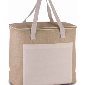 Kimood Large Jute Cool Bag - Image 1