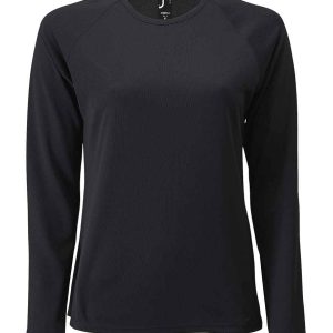 SOL'S Ladies Sporty Long Sleeve Performance T-Shirt - Image 1