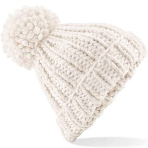 Beechfield Oversized Hand Knit Beanie - Image 1