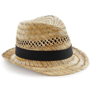 Beechfield Straw Summer Trilby - Image 1