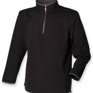 Front Row Collection Super Soft Zip Neck Sweatshirt - Image 1