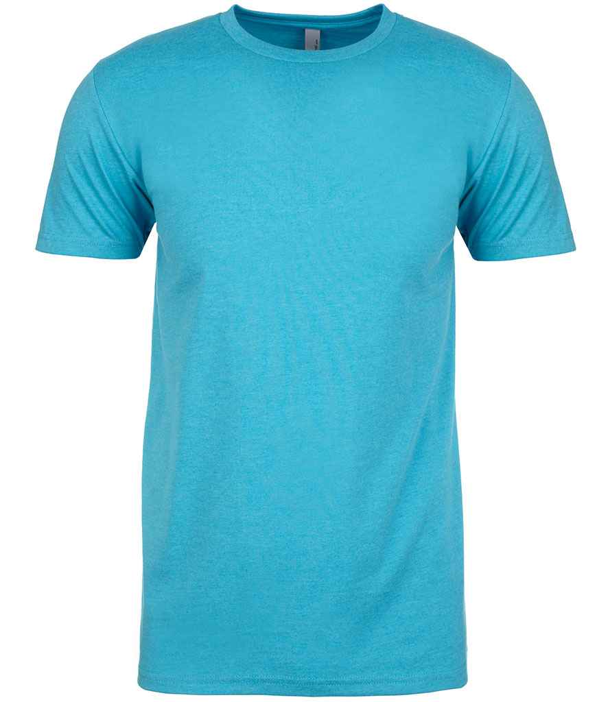 Men's Premium CVC Crew Neck T-Shirt - 60% Combed Cotton 40% Polyester, Laundered For Minimal Shrinkage