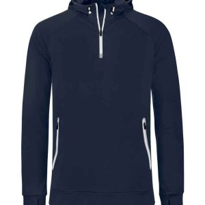 Proact Zip Neck Hooded Sweatshirt - Image 1