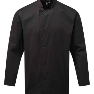 Premier Essential Long Sleeve Chef's Jacket - Image 1