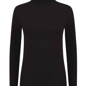 SF Ladies Feel Good Stretch Roll Neck T-Shirt - Image 1