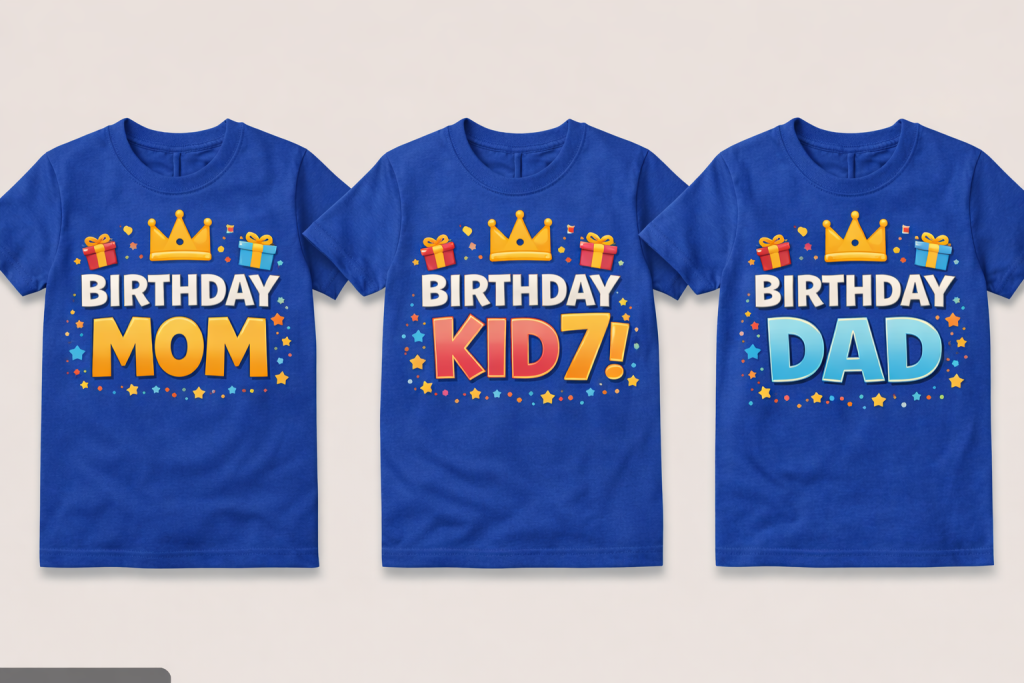 Family Birthday Matching Tees Family Birthday Matching Tees