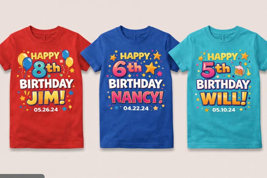 Kids Birthday TShirt Birthday Star Kids Birthday TShirt Birthday Star