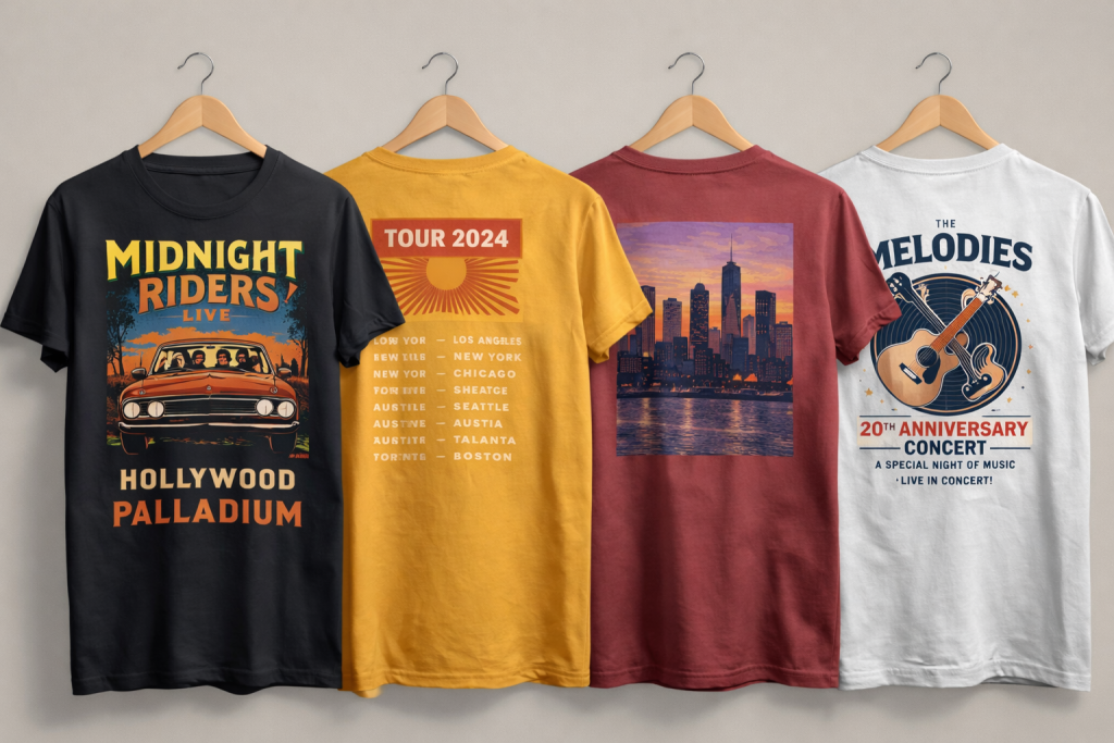 Concert Tour Band TShirt Design Ideas Concert Tour Band TShirt Design Ideas