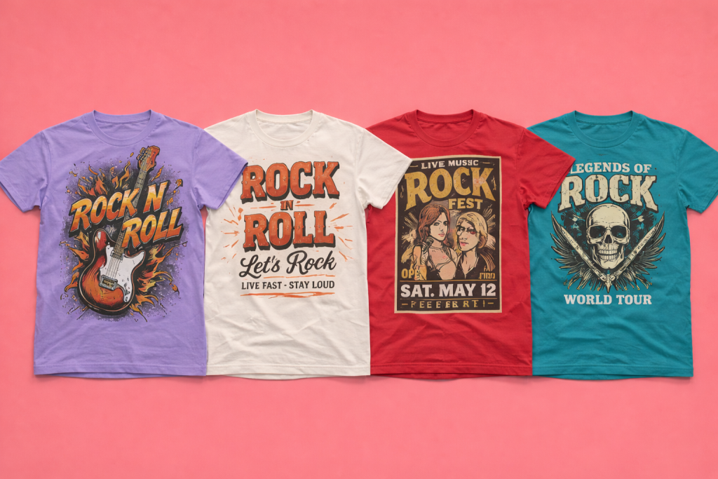 Rock Band TShirt Design Ideas Rock Band TShirt Design Ideas