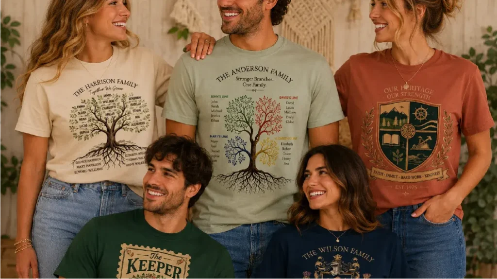 Family Tree and Heritage Design Ideas – The T Shirt Man | Next Day T Shirt Printing & Custom Hoodies Family Tree and Heritage Design Ideas