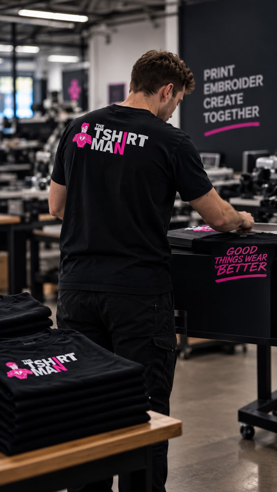 Next Day T Shirt Printing Mobile Header