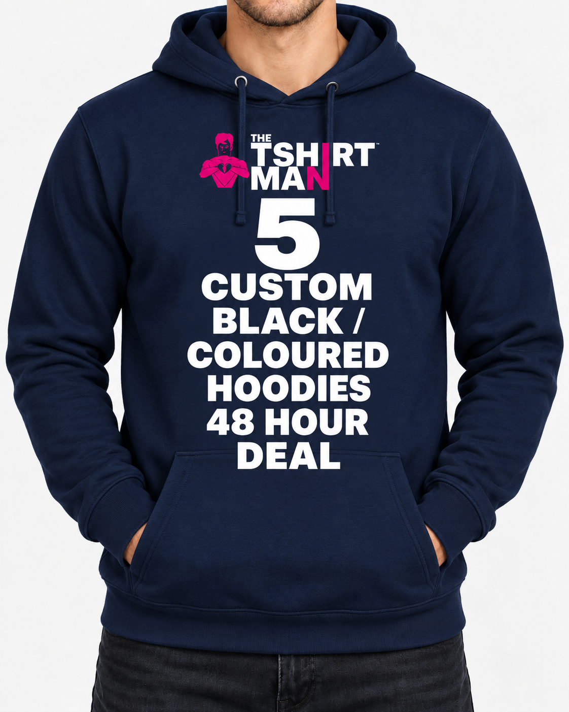 Custom Printed Hoodies Fast Turnaround 2 โ The T Shirt Man | Next Day T Shirt Printing & Custom Hoodies 5 custom printed hoodies 48 hour express printing